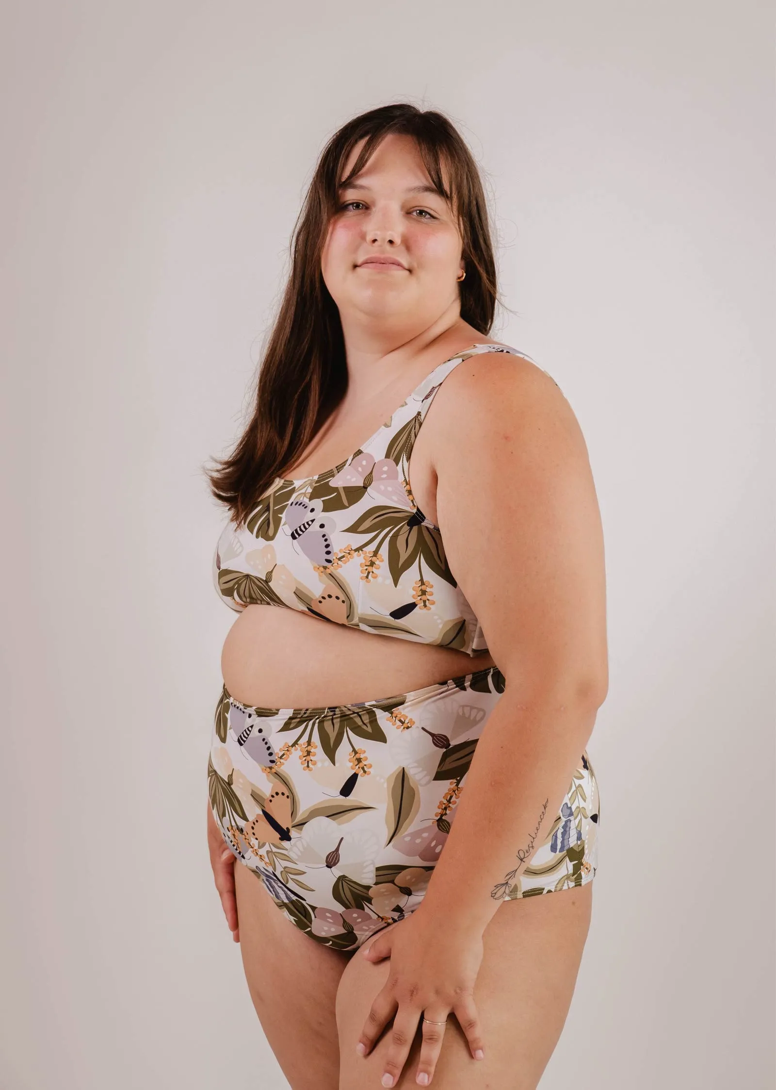 Bermudes Mariposa extra high waisted bikini bottom