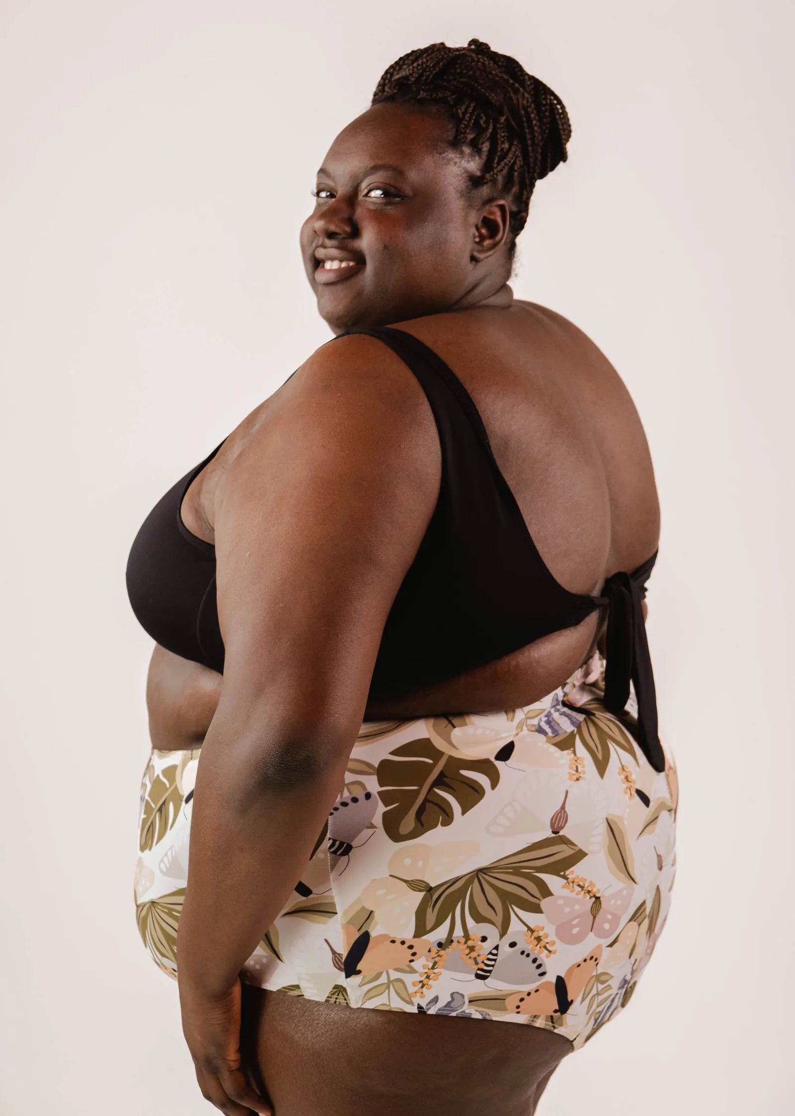 Bermudes Mariposa extra high waisted bikini bottom