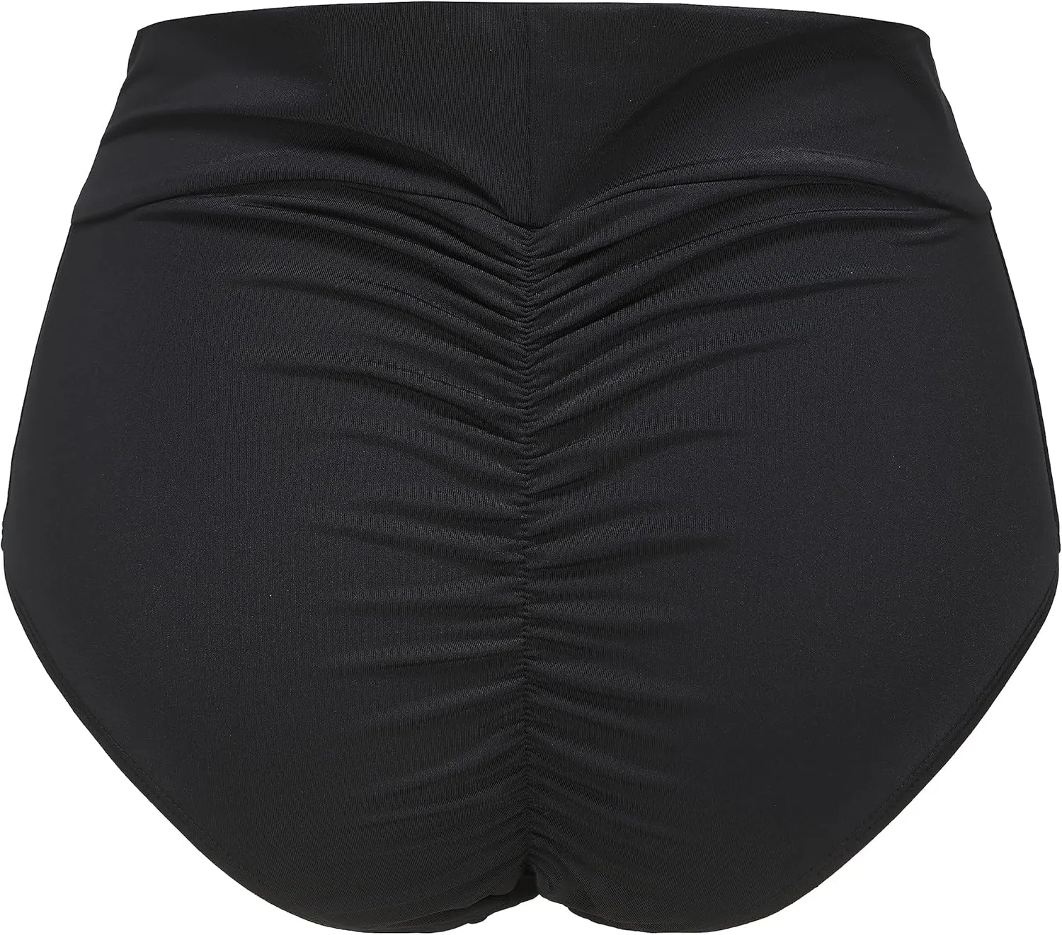 Bestselling Trimmer Curvy Women Swimsuit Crossover High Waist Cheeky Ruched Bikini Swimwear Tankini Bottom