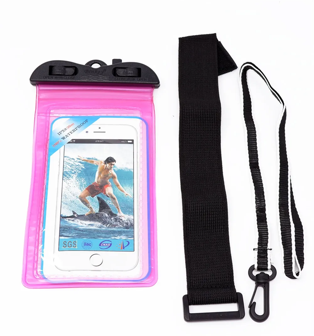 Binkey Waterproof Phone Pouch with Armband, 6" (WP-04)