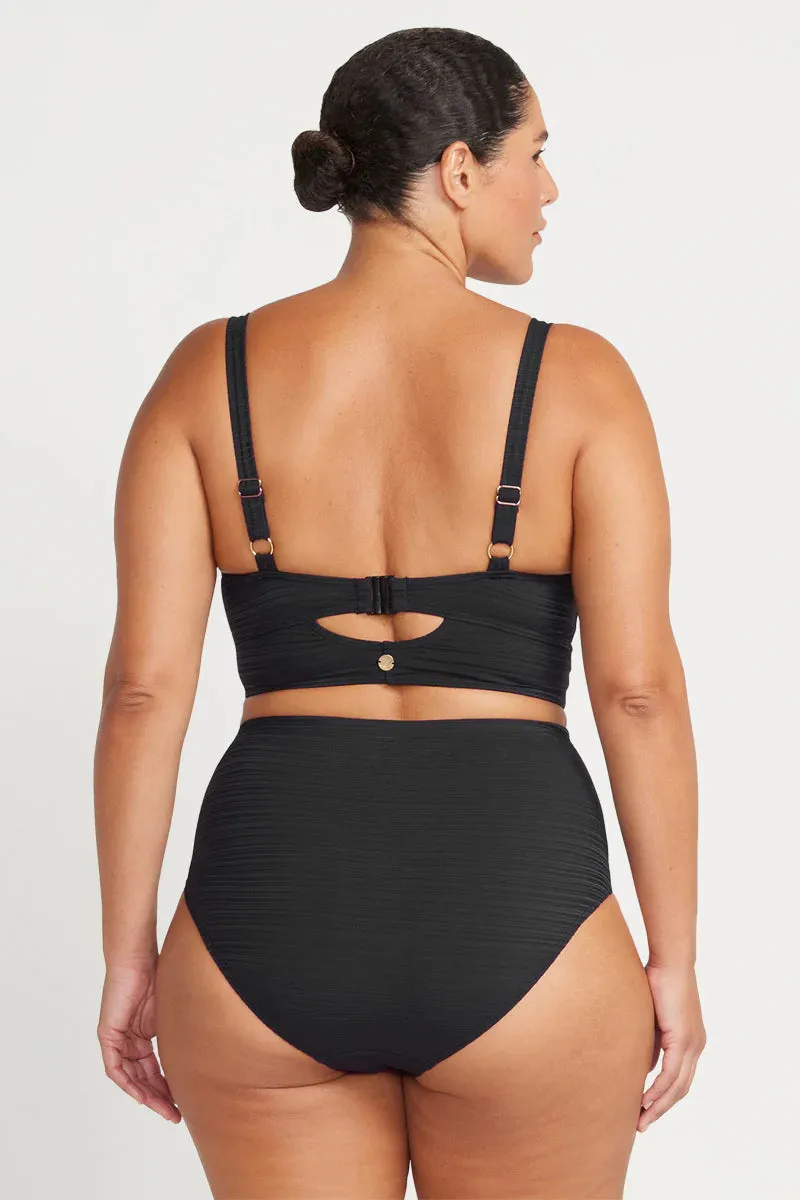 BLACK ARIA GIOTTO HIGH WAIST SWIM PANT