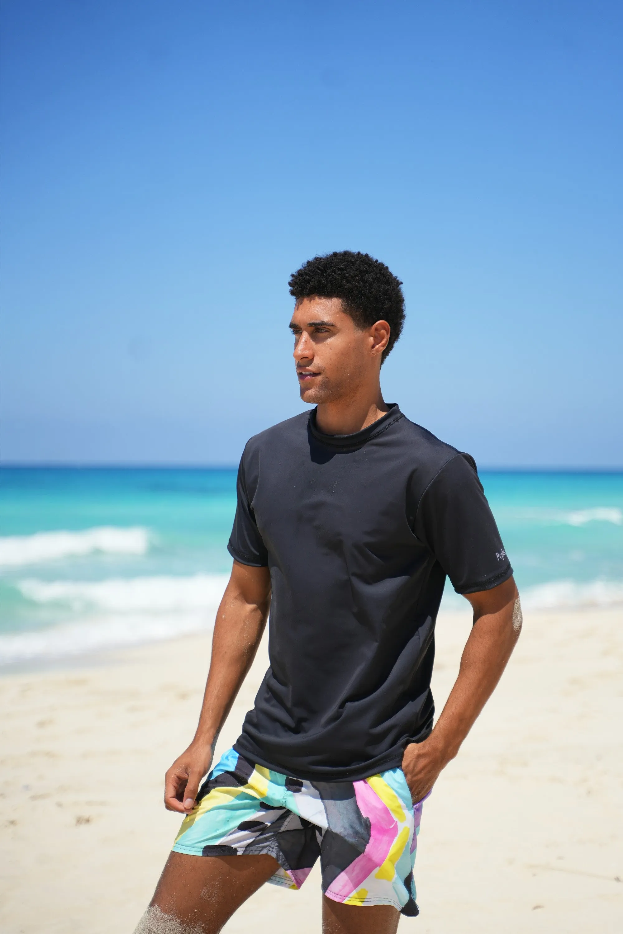 Black Men's Rashguard