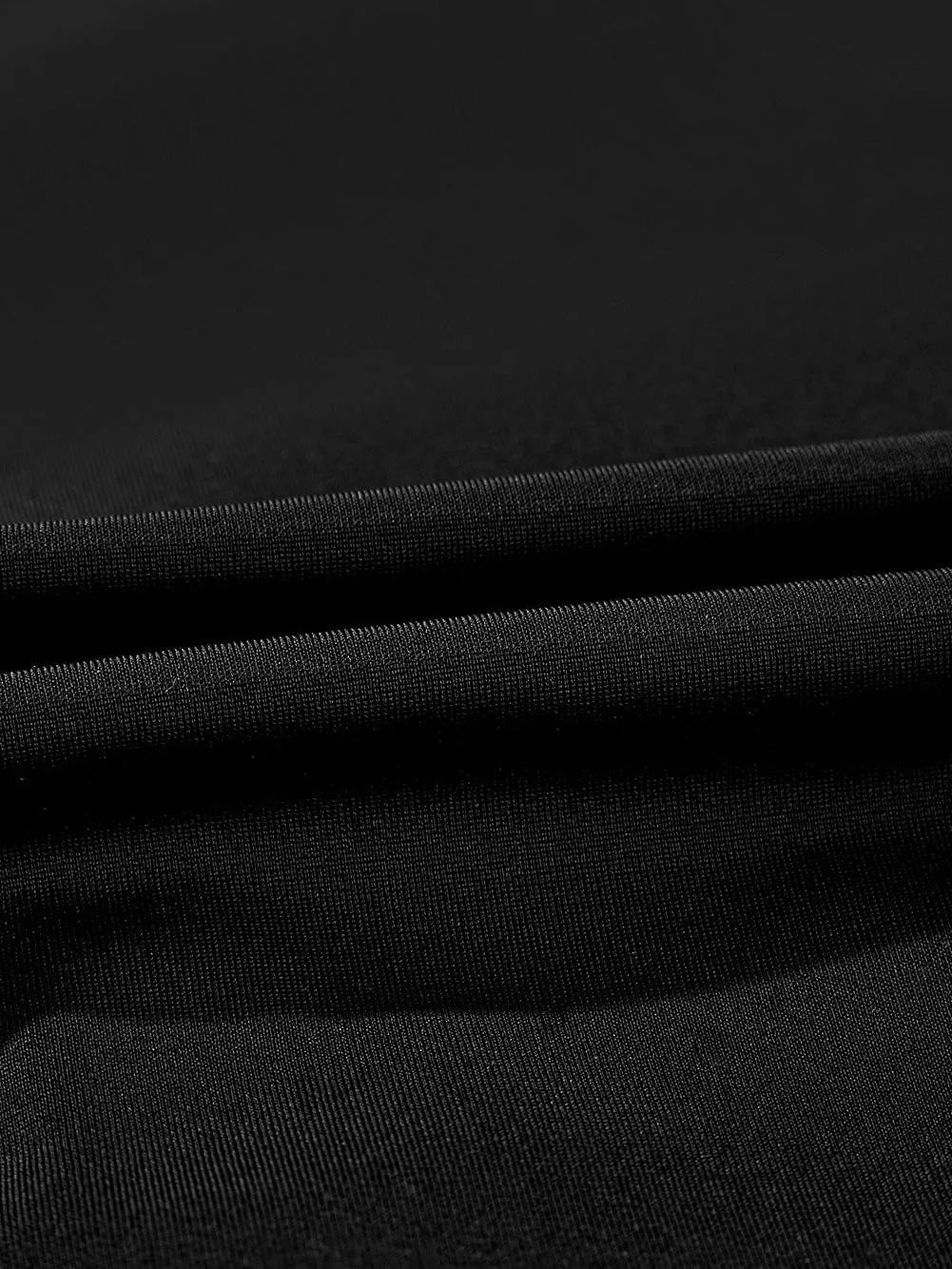 Black Ruffled High Waist Petal Swim Shorts