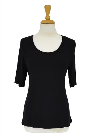 Black Short Sleeve Basic
