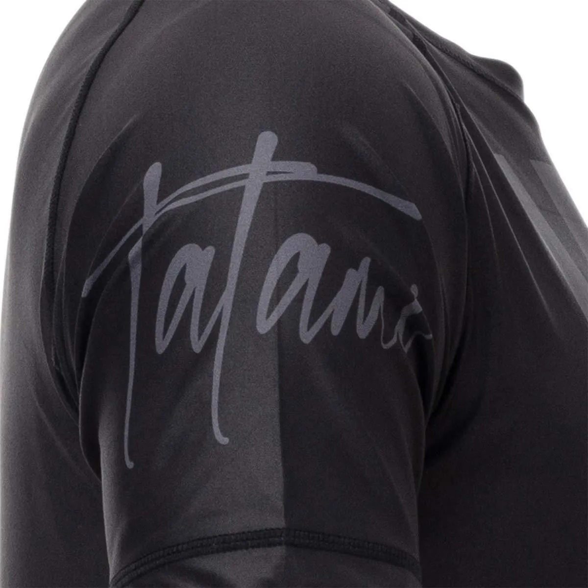 Black Tatami Control Short Sleeve Rash Guard