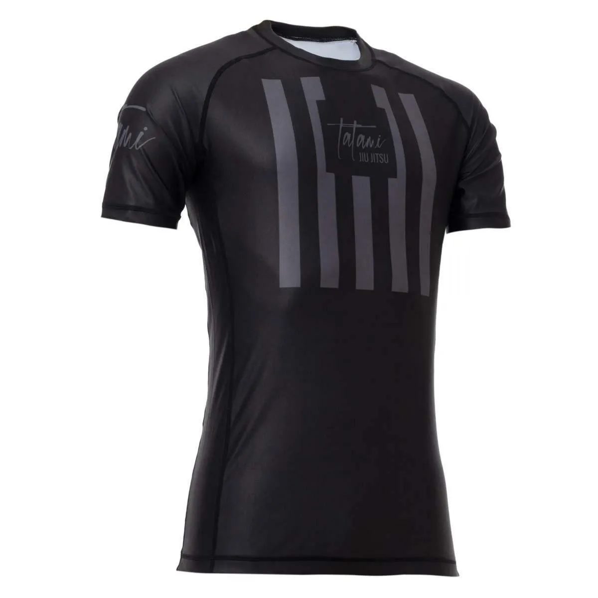 Black Tatami Control Short Sleeve Rash Guard