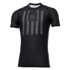 Black Tatami Control Short Sleeve Rash Guard