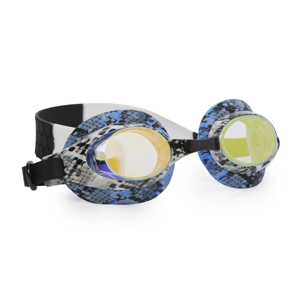 Bling20 Jake the Snake Swim Goggles - White Snake