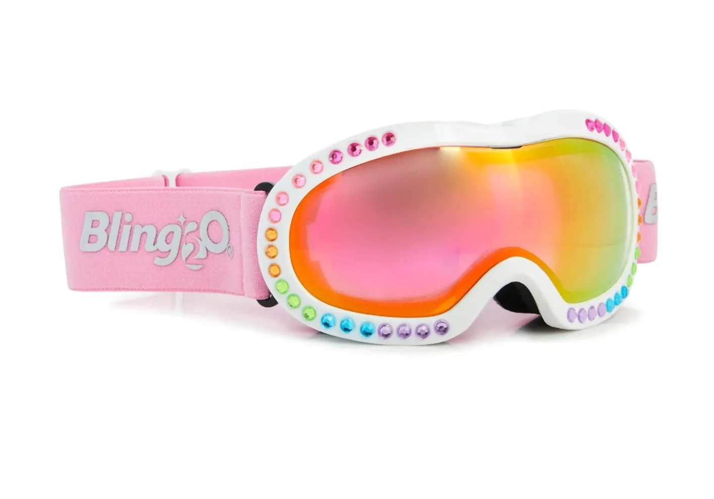 Bling2o Girls Stones of Rainbow Ski and Snow Mask