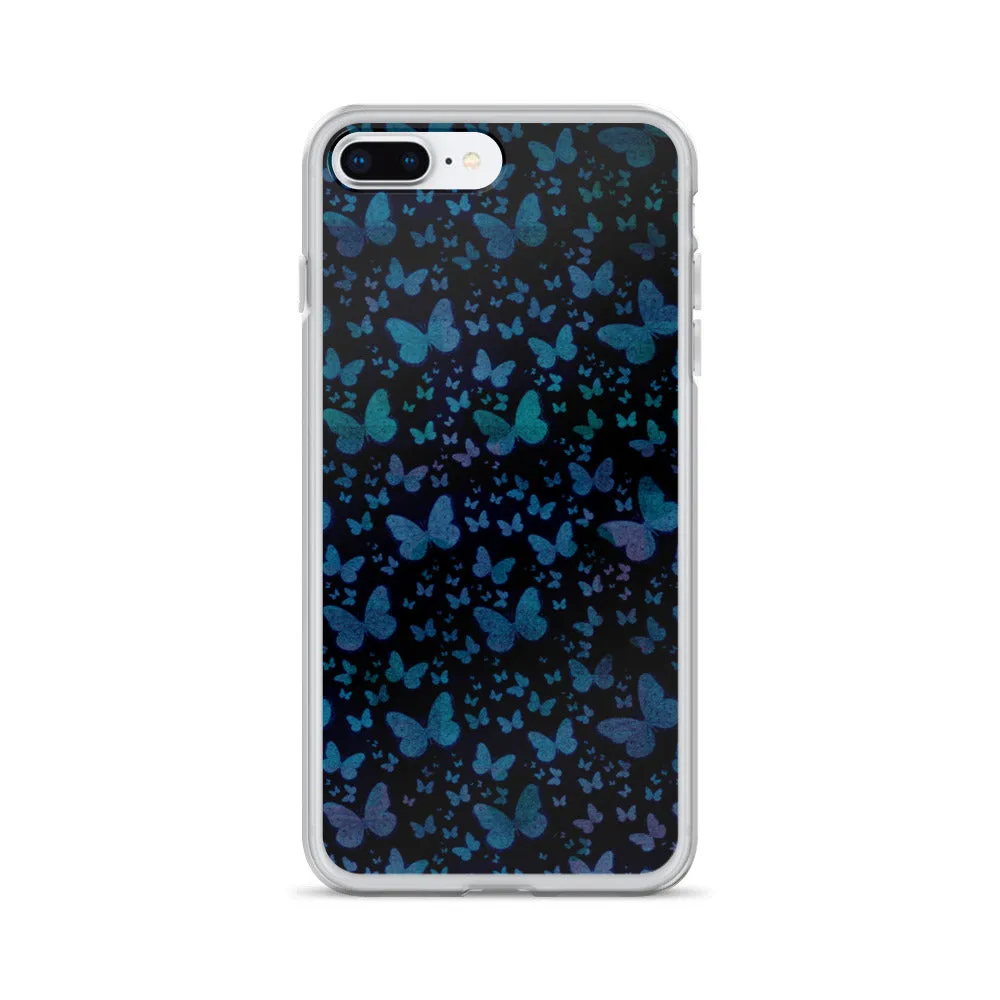 Blue Butterflies iPhone Cases