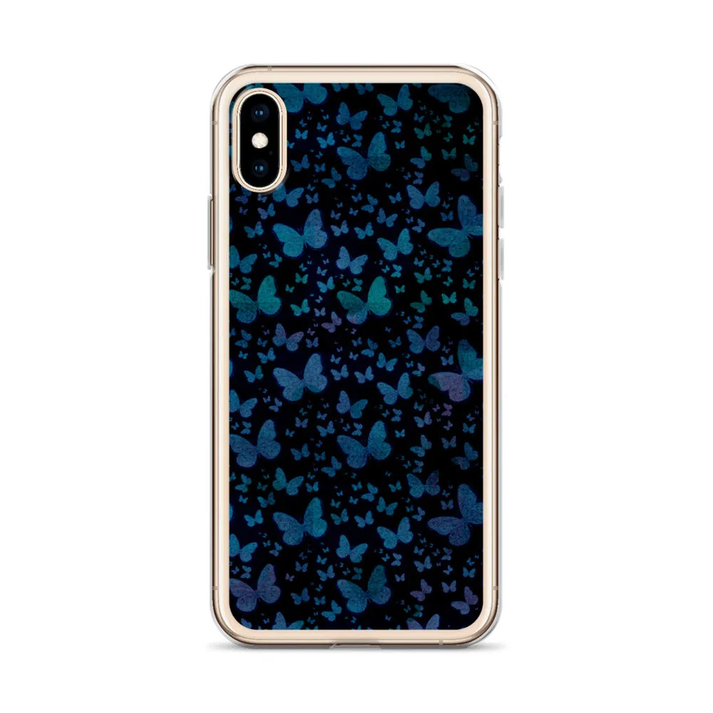 Blue Butterflies iPhone Cases