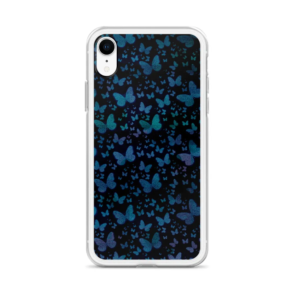 Blue Butterflies iPhone Cases