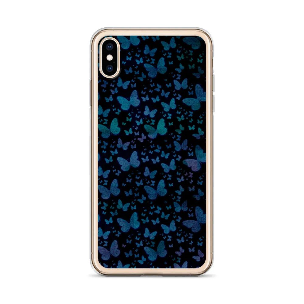 Blue Butterflies iPhone Cases