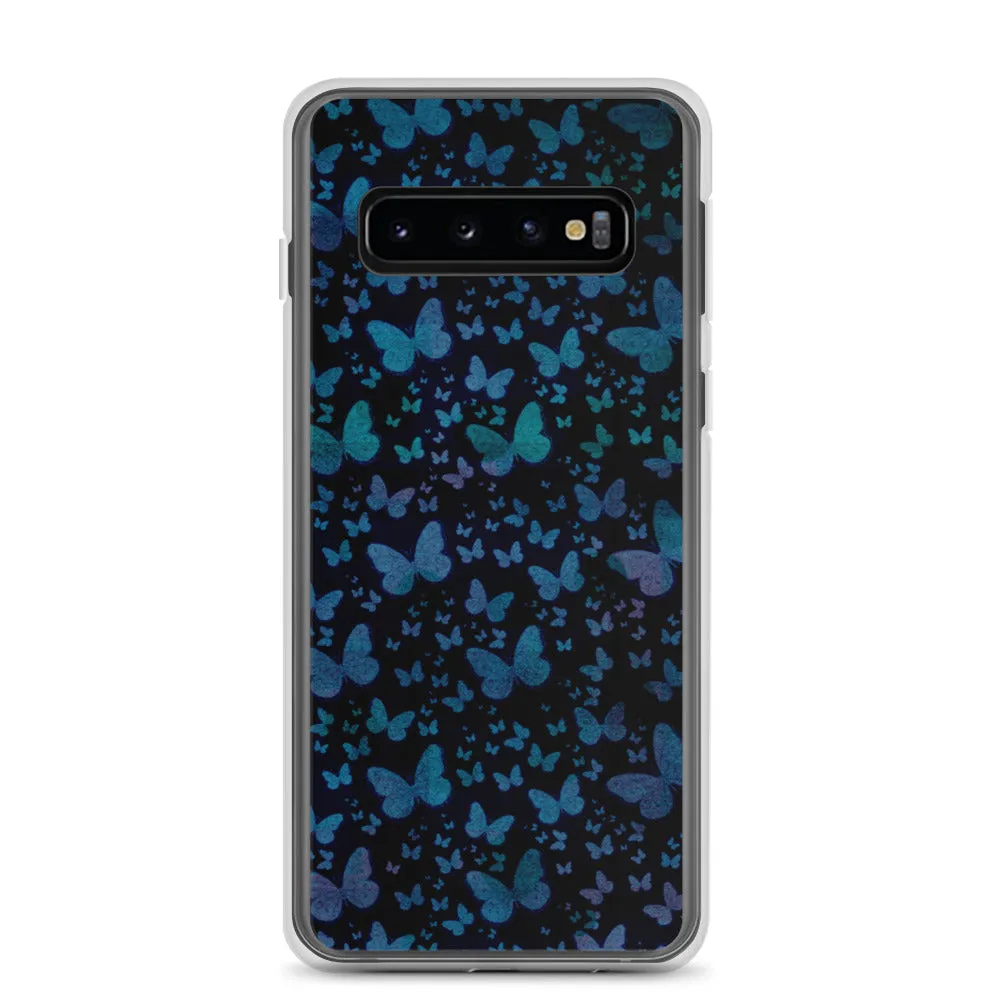 Blue Butterflies Samsung Mobile Phone Case