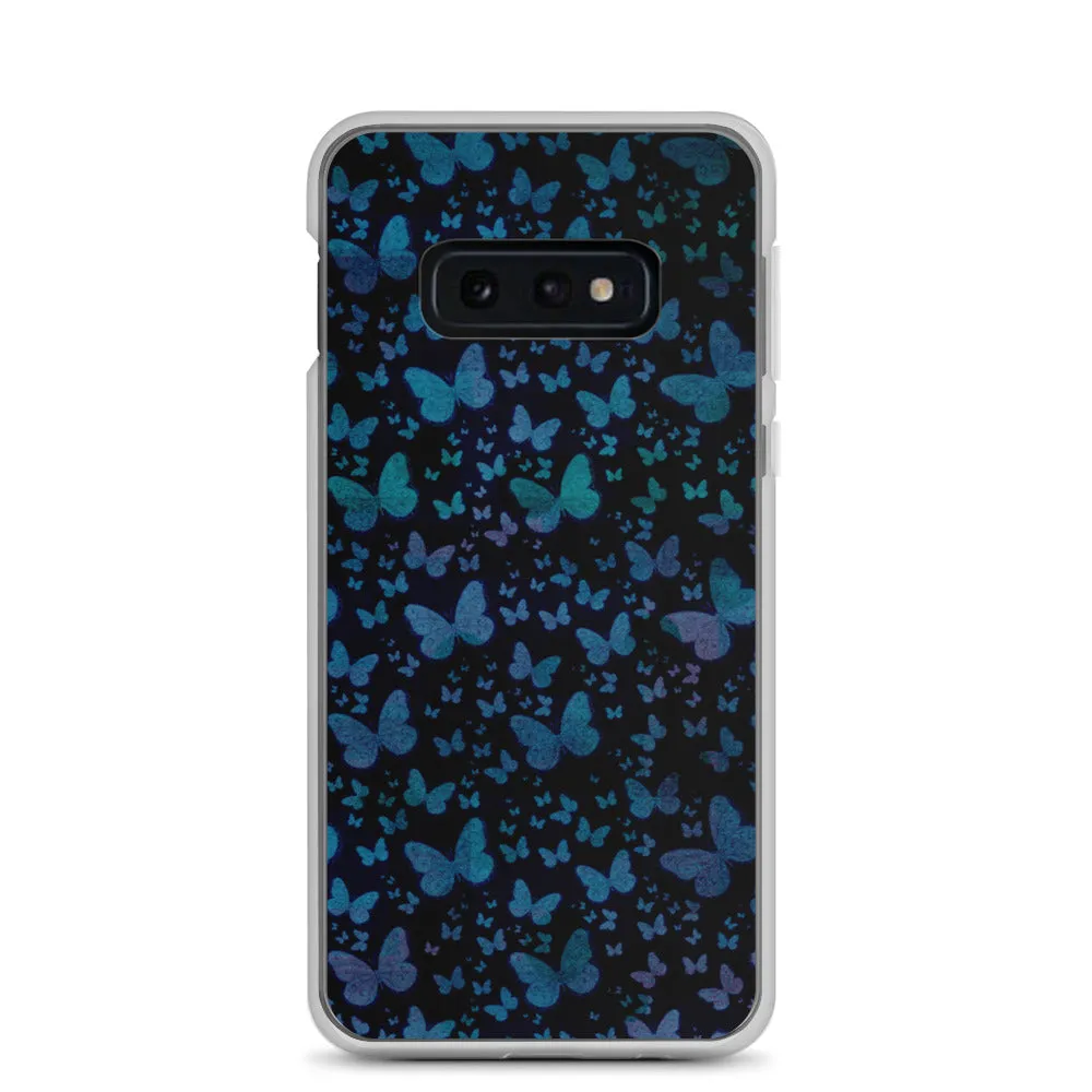 Blue Butterflies Samsung Mobile Phone Case