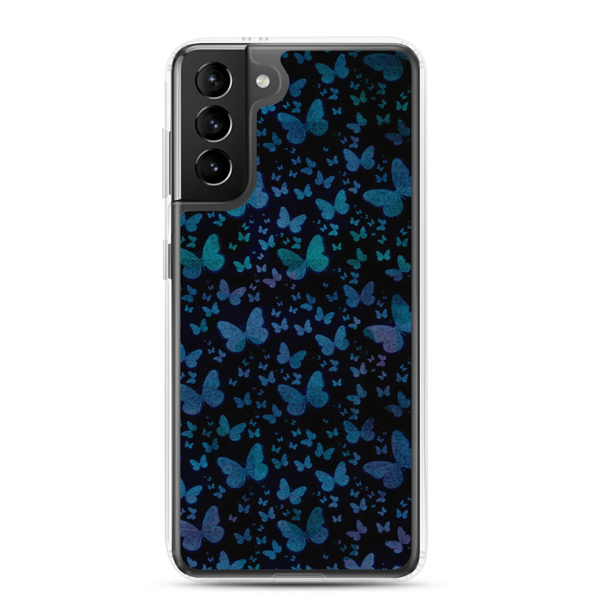 Blue Butterflies Samsung Mobile Phone Case