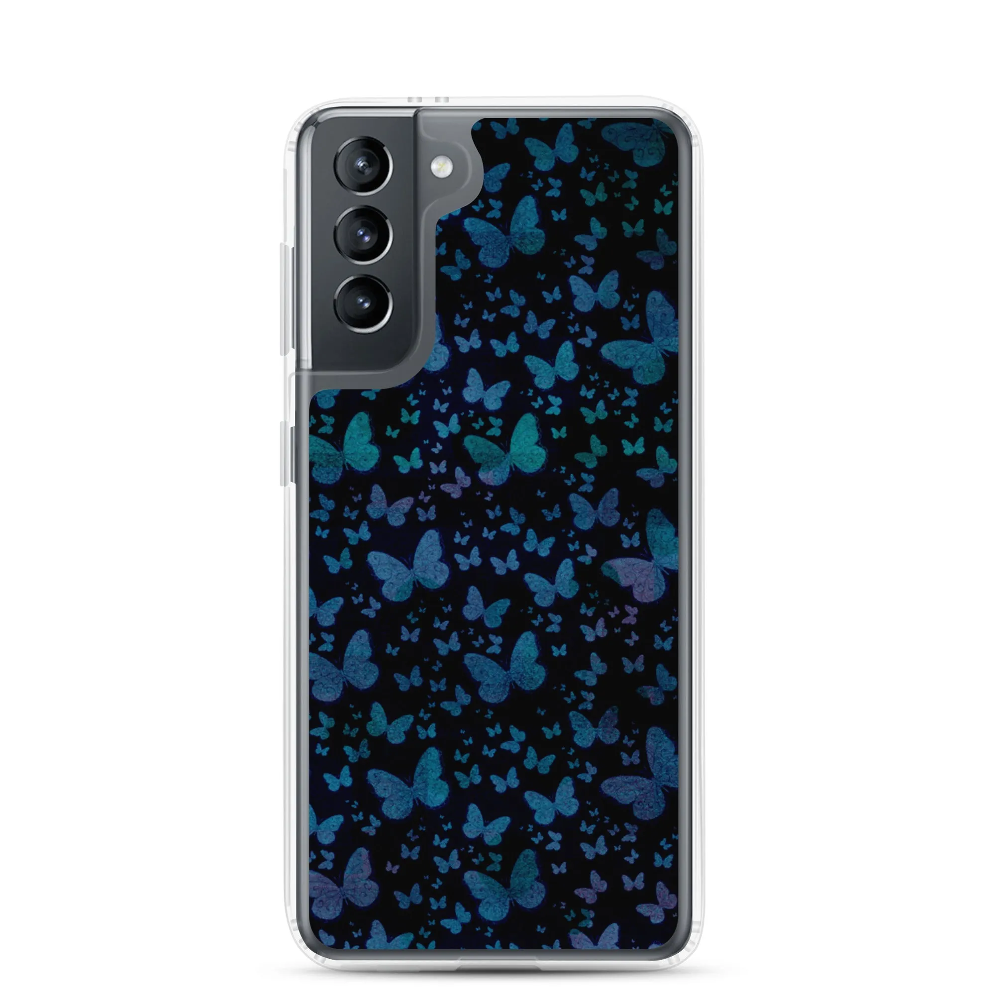 Blue Butterflies Samsung Mobile Phone Case