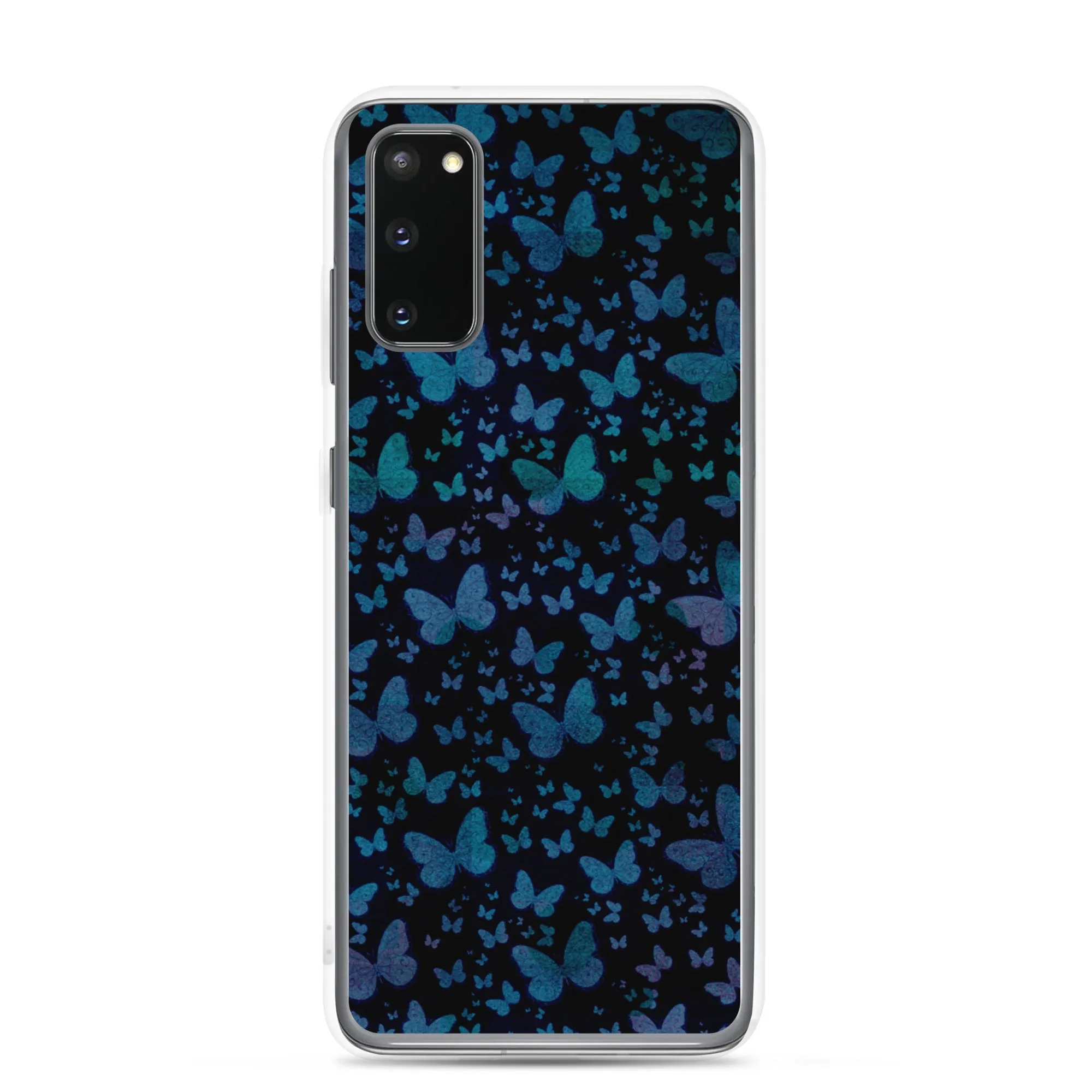 Blue Butterflies Samsung Mobile Phone Case