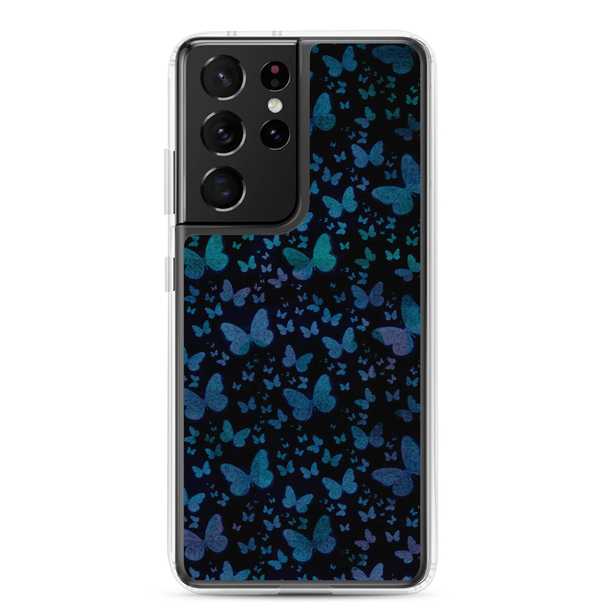 Blue Butterflies Samsung Mobile Phone Case