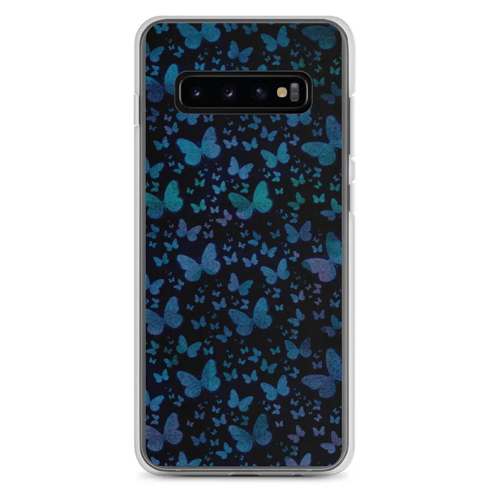 Blue Butterflies Samsung Mobile Phone Case