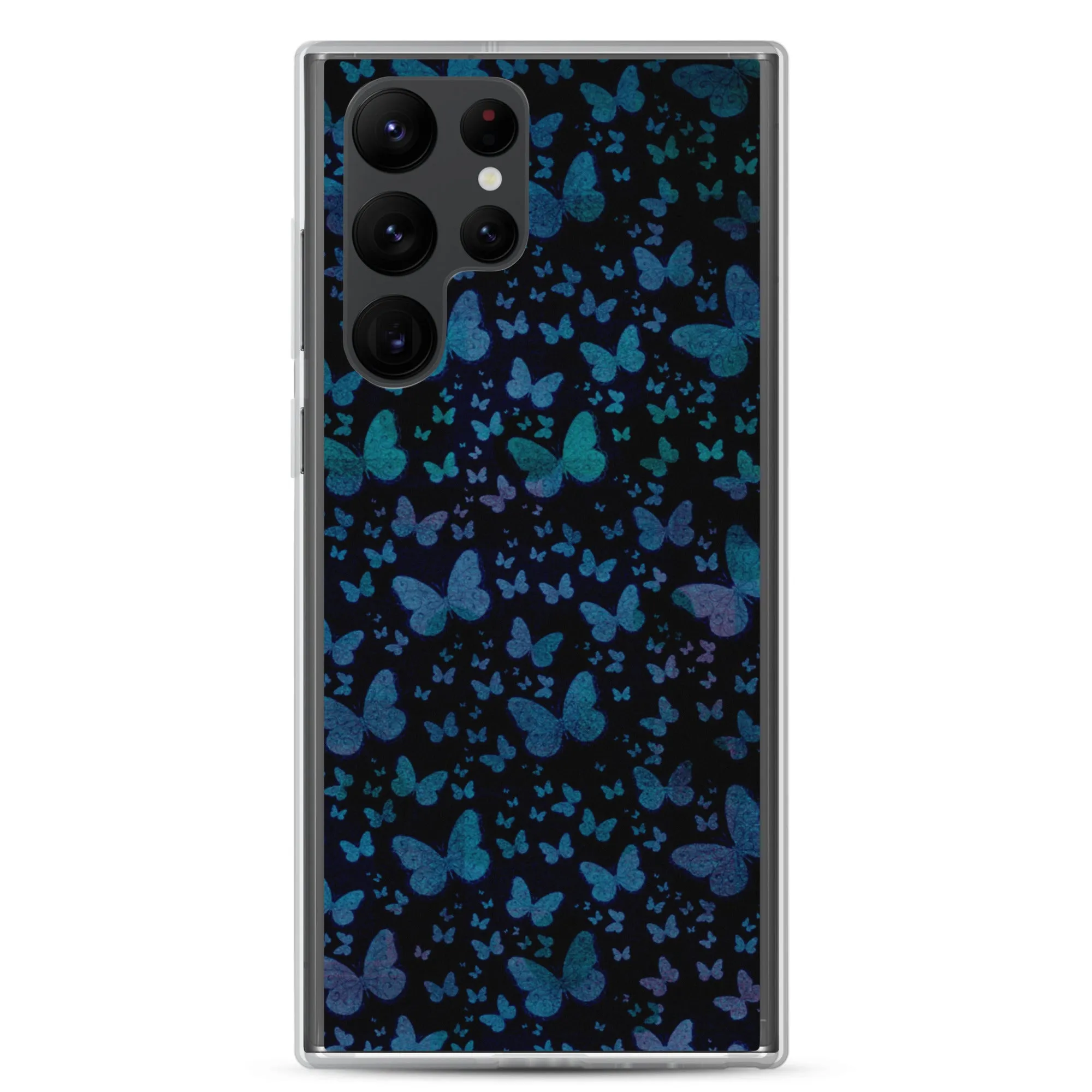 Blue Butterflies Samsung Mobile Phone Case