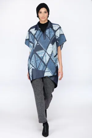 Blue Contemporary Kaftan