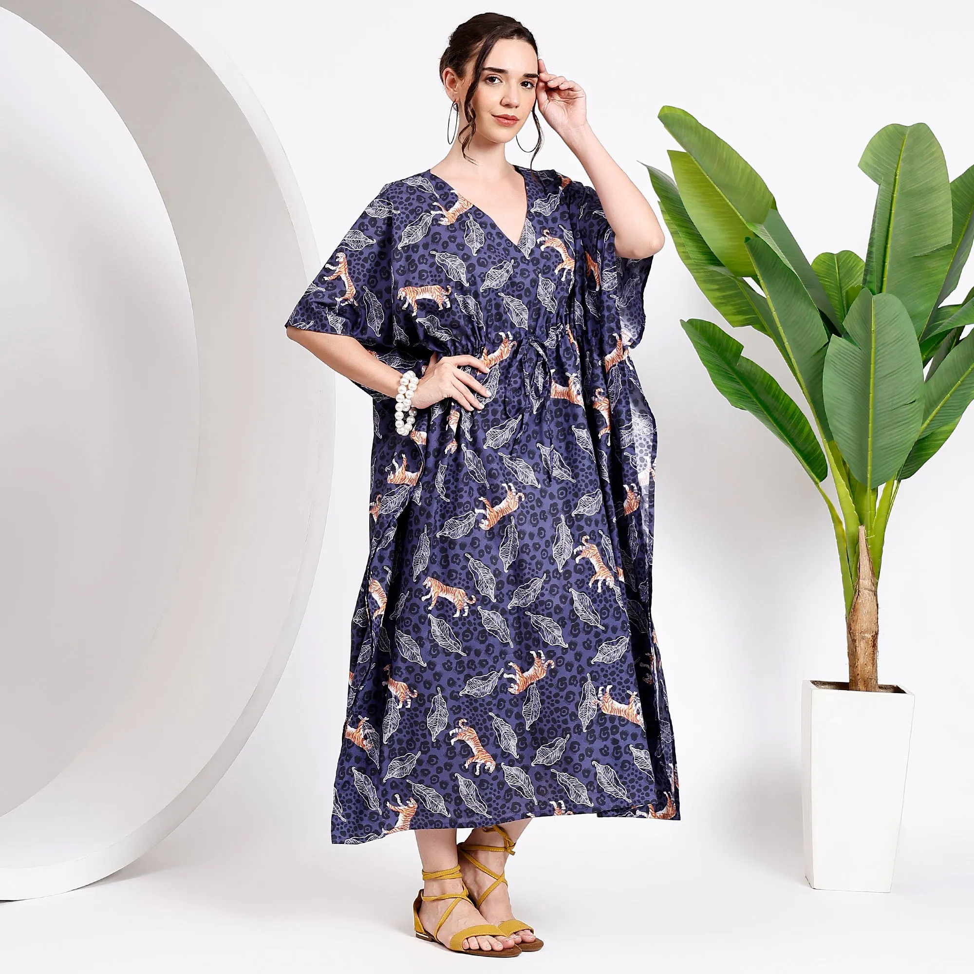 Blue Maternity Gown – Perfect Comfort for Moms-to-Be