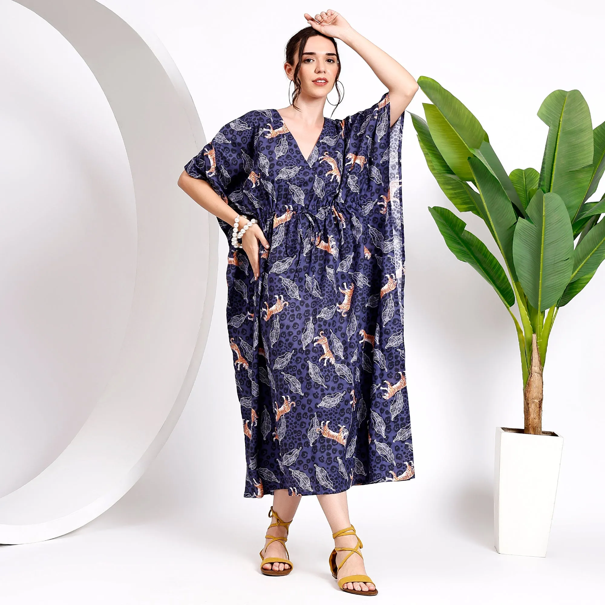Blue Maternity Gown – Perfect Comfort for Moms-to-Be