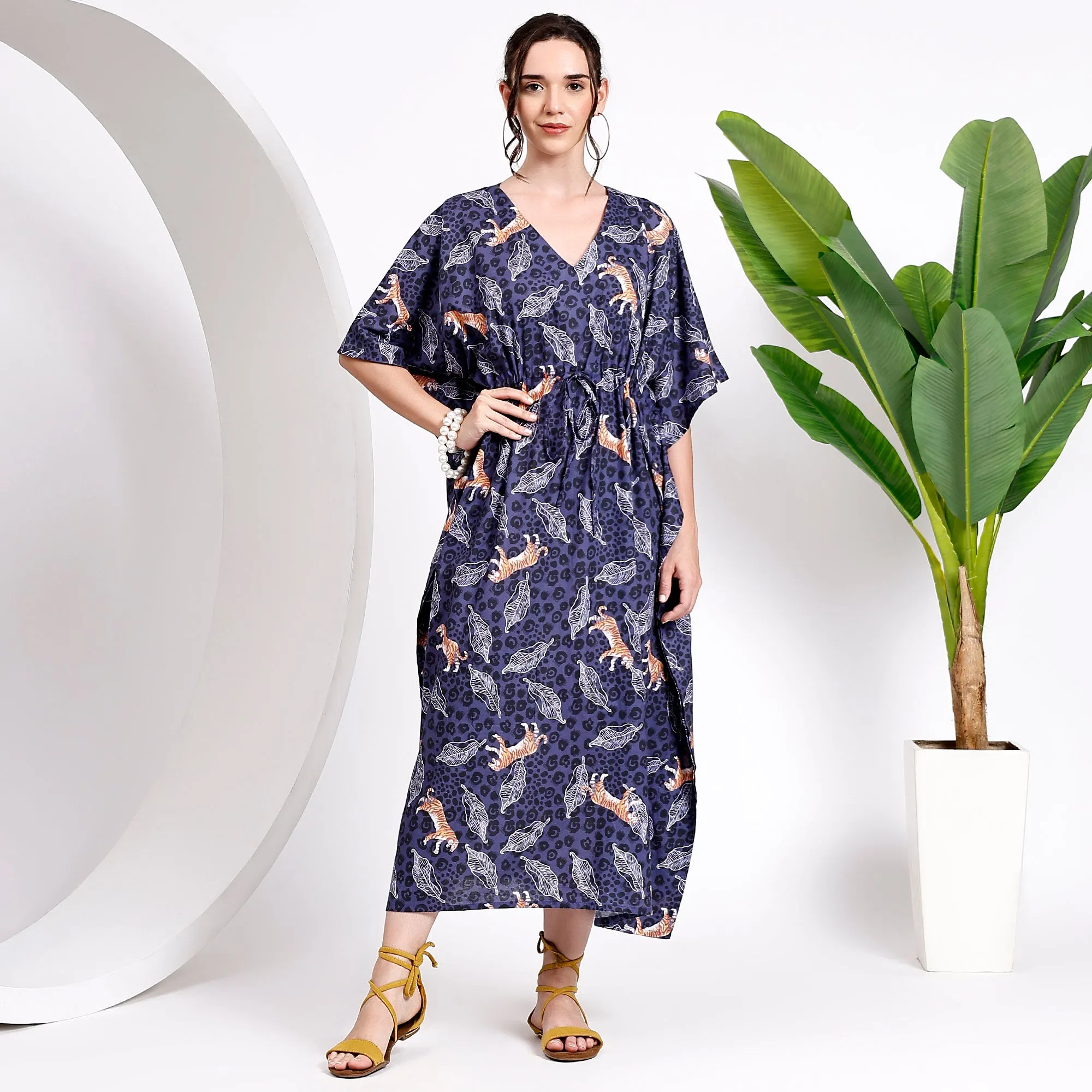 Blue Maternity Gown – Perfect Comfort for Moms-to-Be