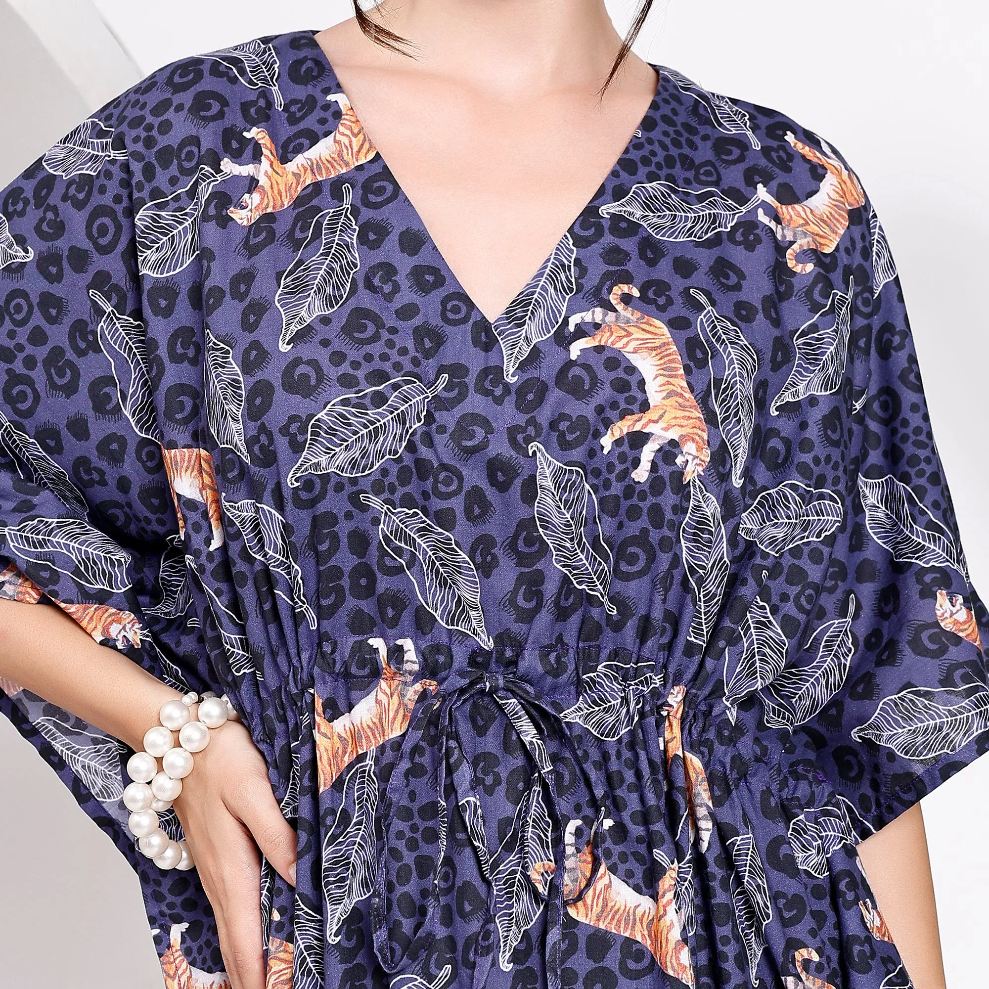 Blue Maternity Gown – Perfect Comfort for Moms-to-Be