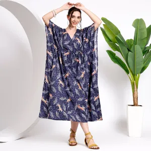 Blue Maternity Gown – Perfect Comfort for Moms-to-Be