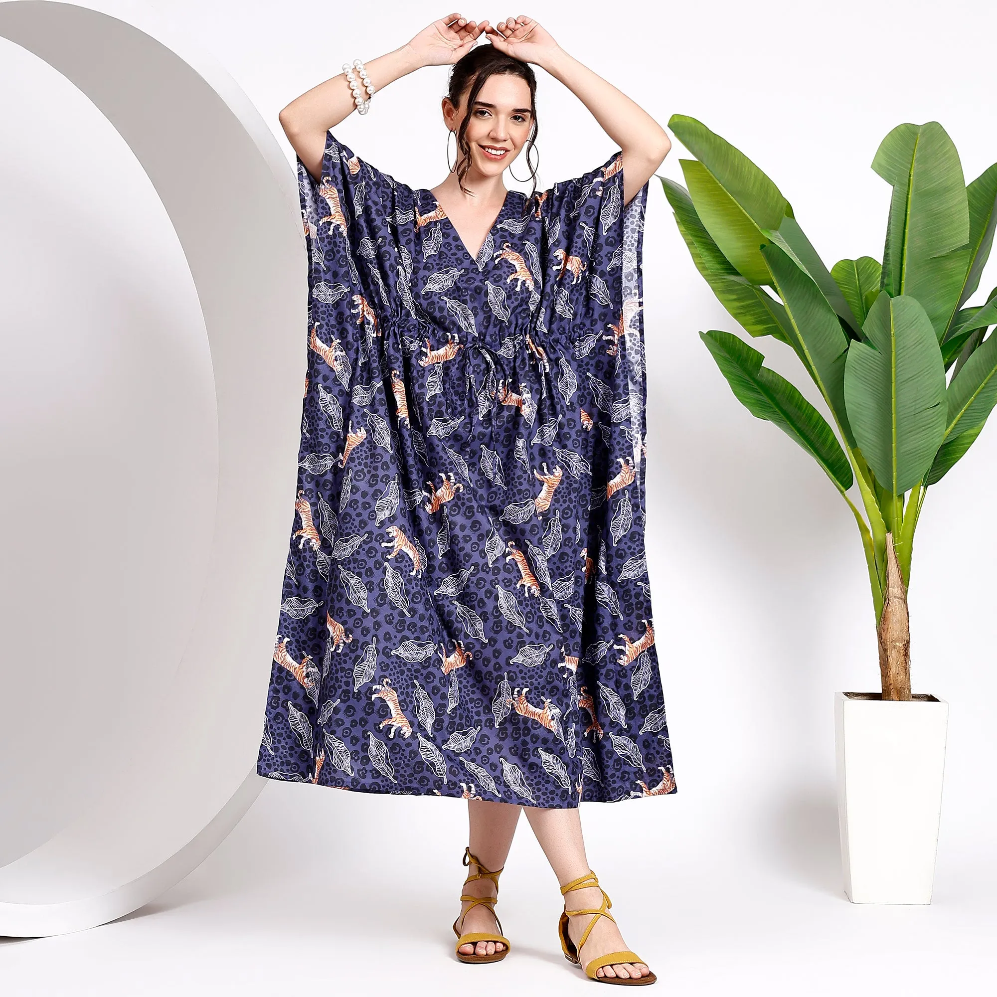 Blue Maternity Gown – Perfect Comfort for Moms-to-Be