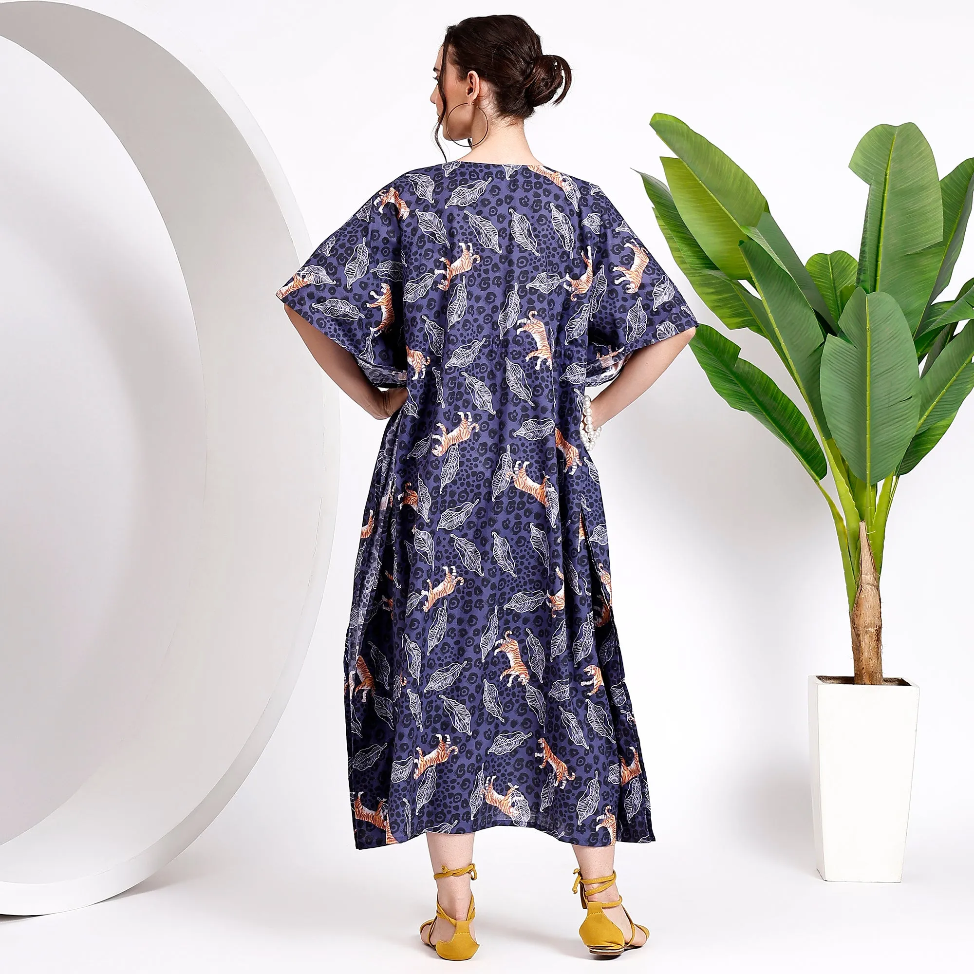 Blue Maternity Gown – Perfect Comfort for Moms-to-Be