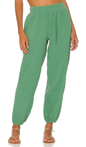 Bobi Beach Gauze Pant in Green