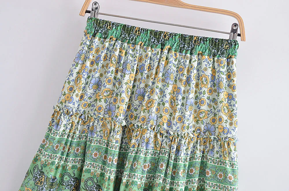 Boho Skirt, Hippie Skirts, Maxi Wrap Skirt, Anna Elephant
