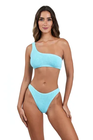 Bora Bora One Shoulder One Size Bikini TOP ONLY (Island Blue)