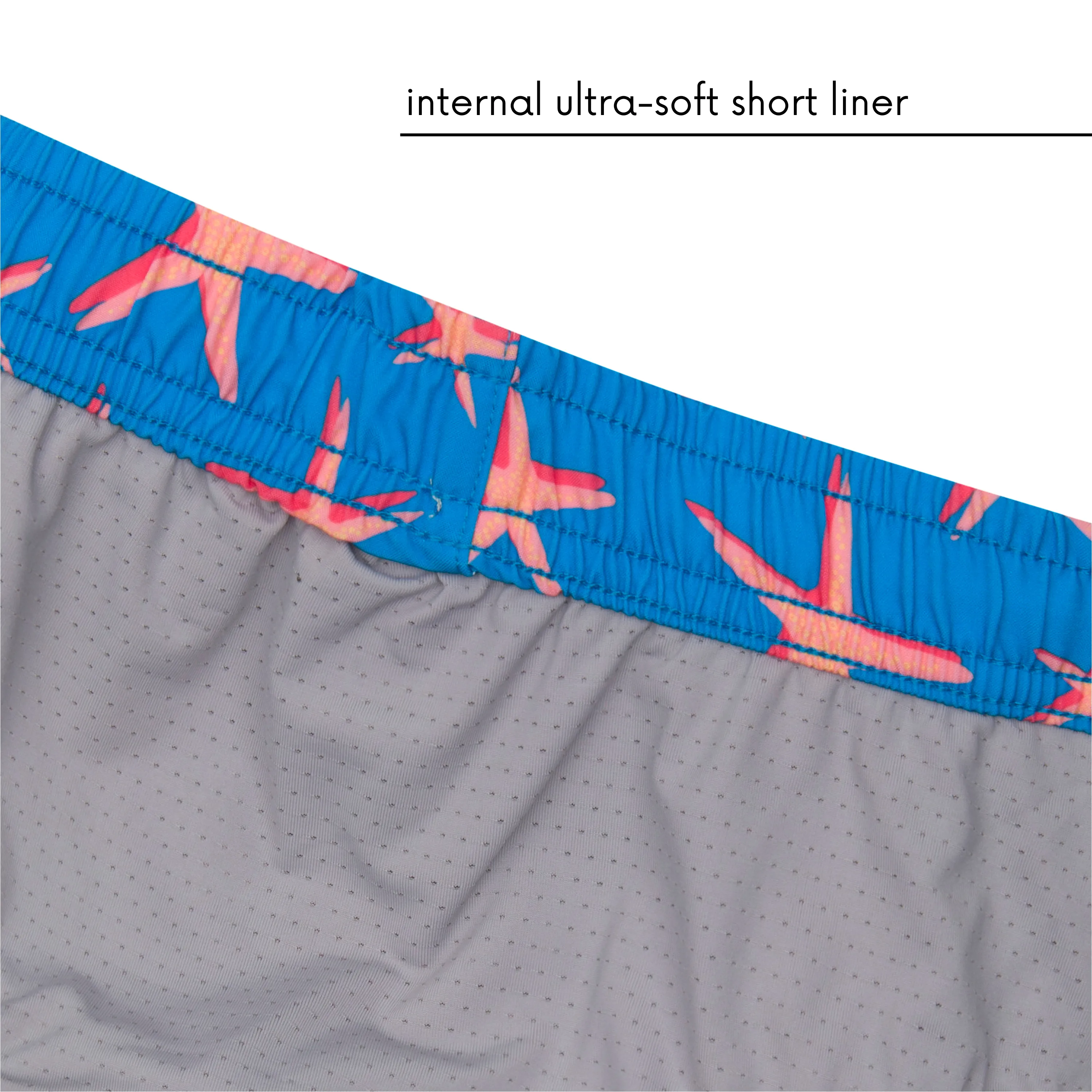 Boys Long Sleeve Zipper Rash Guard and Swim Trunk Set | "Starfish"