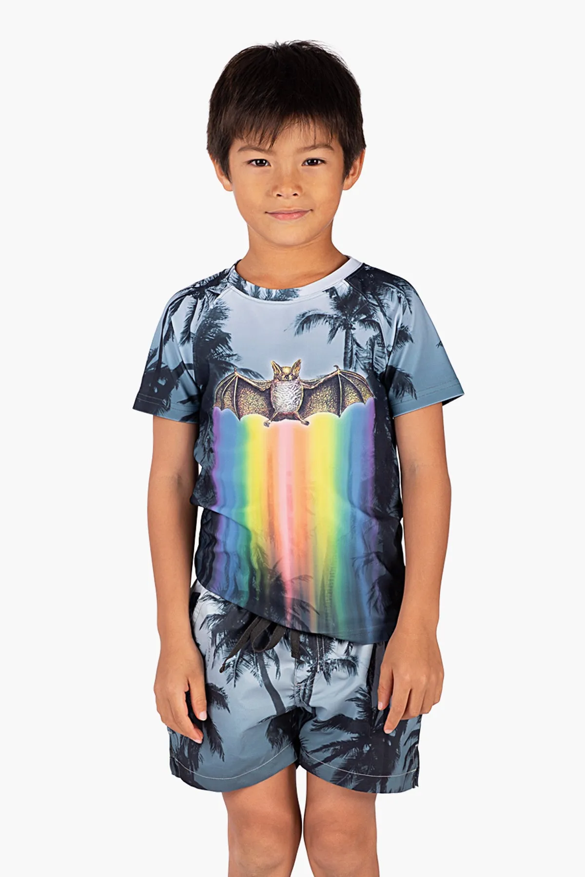 Boys Shorts Paper Wings Night Palms Boardshorts (Size 14 left)