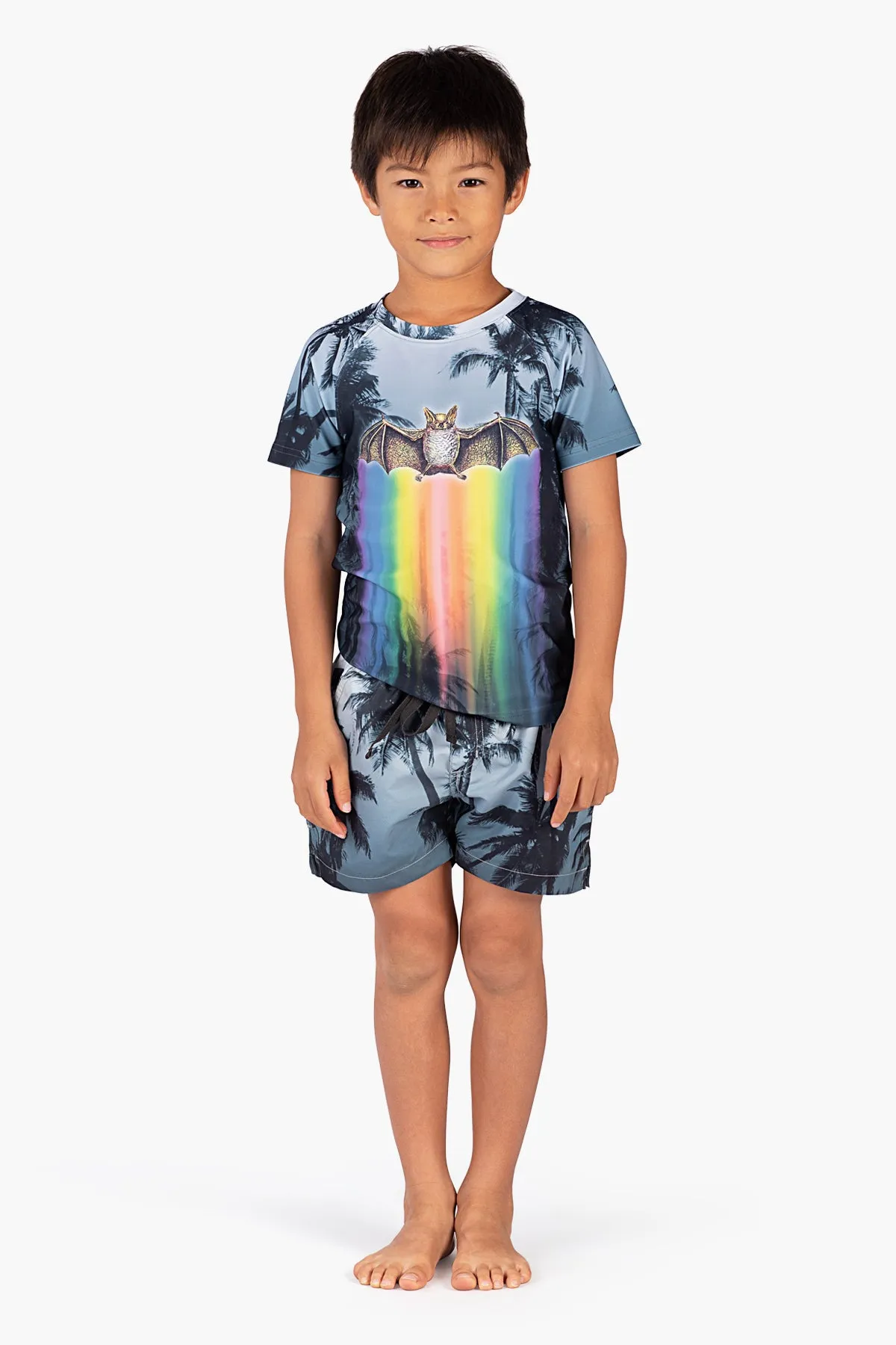 Boys Shorts Paper Wings Night Palms Boardshorts (Size 14 left)