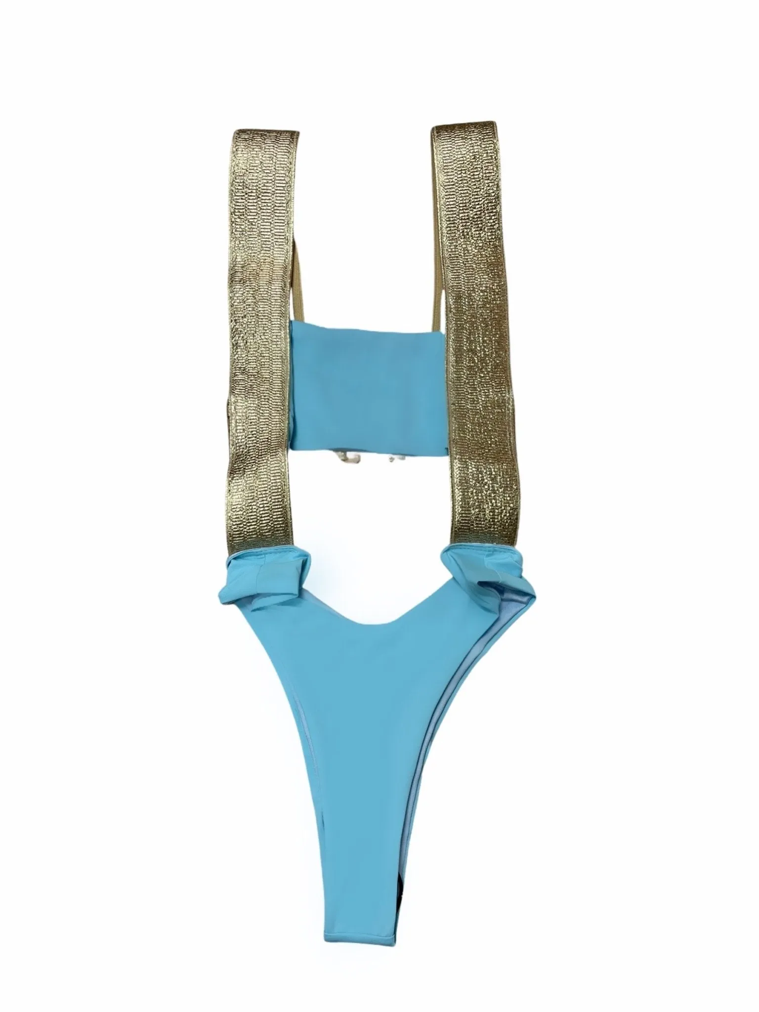 Brick Of Gold Monokini (Baby Blue)