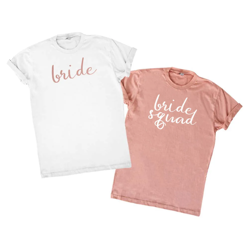 Bride - Bride Squad Cursive (9) & (19) Sweatshirt