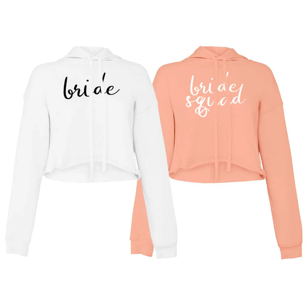 Bride - Bride Squad Cursive (9) & (19) Sweatshirt