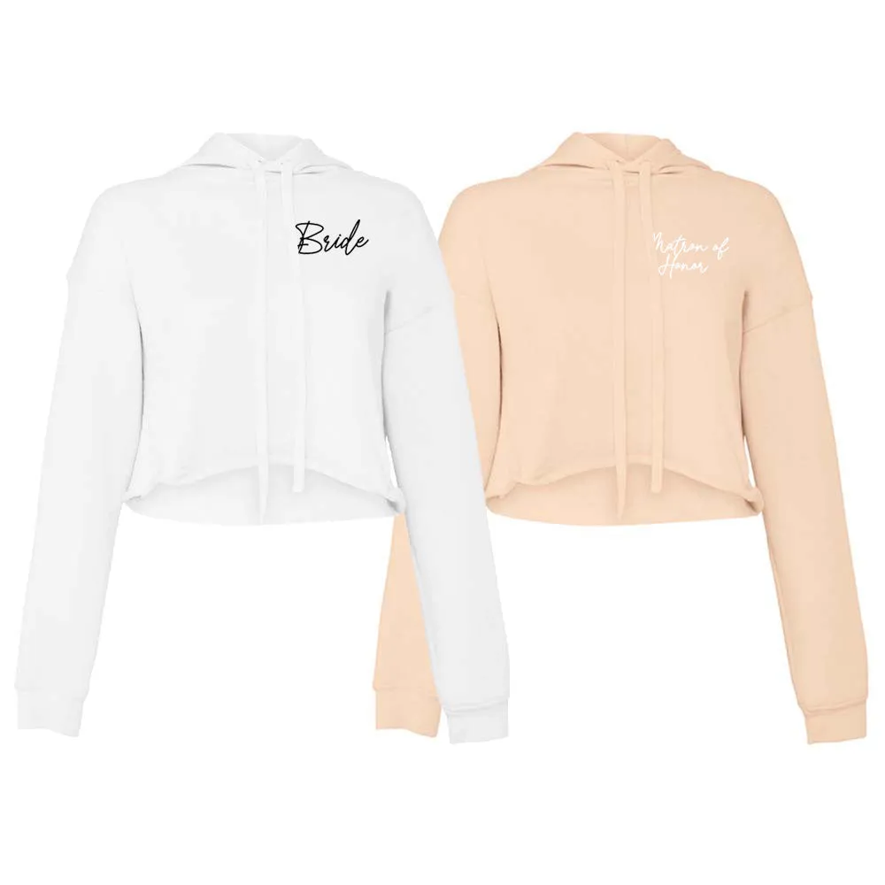 Bride, Matron of Honor Sweatshirt