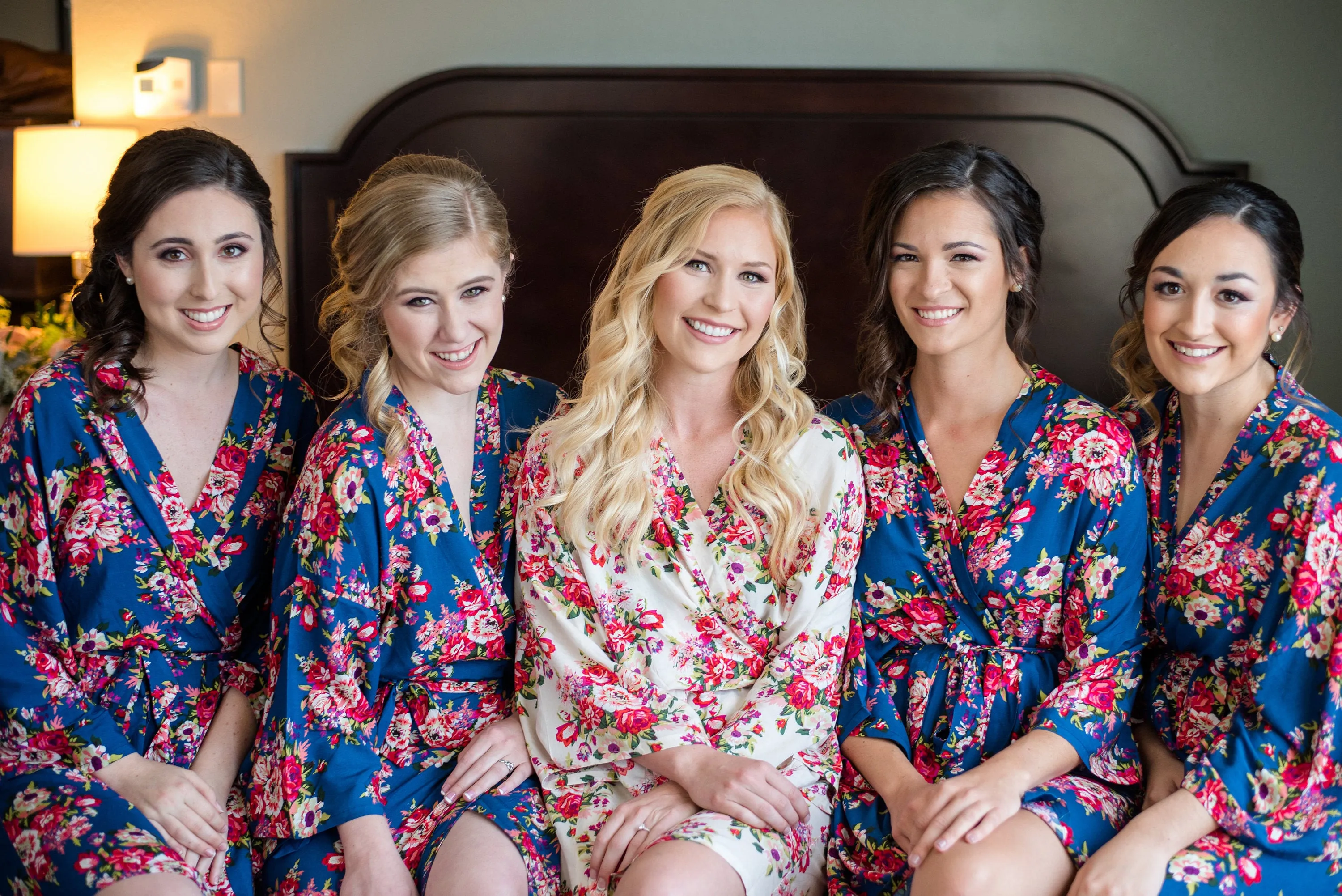 BRIDESMAID ROBES, 14 COLORS, Floral Robes, Bridesmaid Gift, Bridal Robe, Bridal Party Robes, Kimono, Wedding Robe, Discount for Multi Order