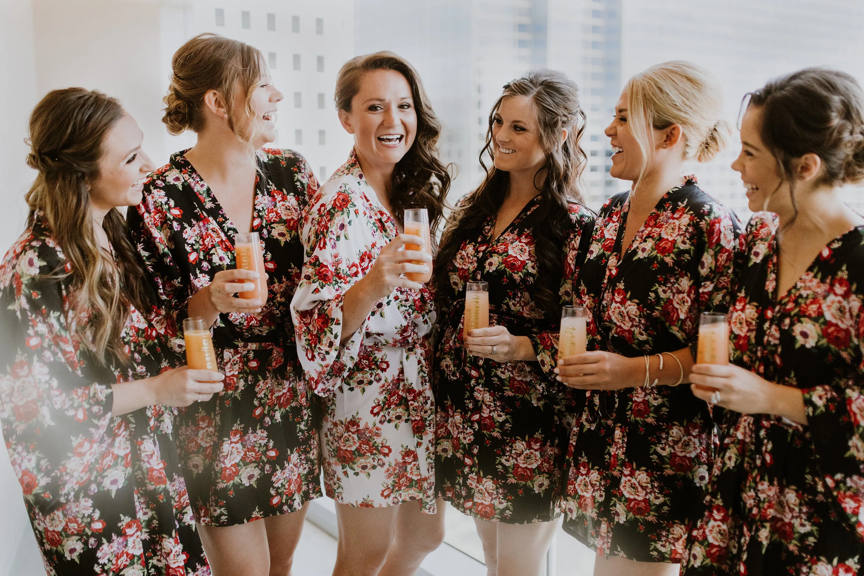 BRIDESMAID ROBES, 14 COLORS, Floral Robes, Bridesmaid Gift, Bridal Robe, Bridal Party Robes, Kimono, Wedding Robe, Discount for Multi Order