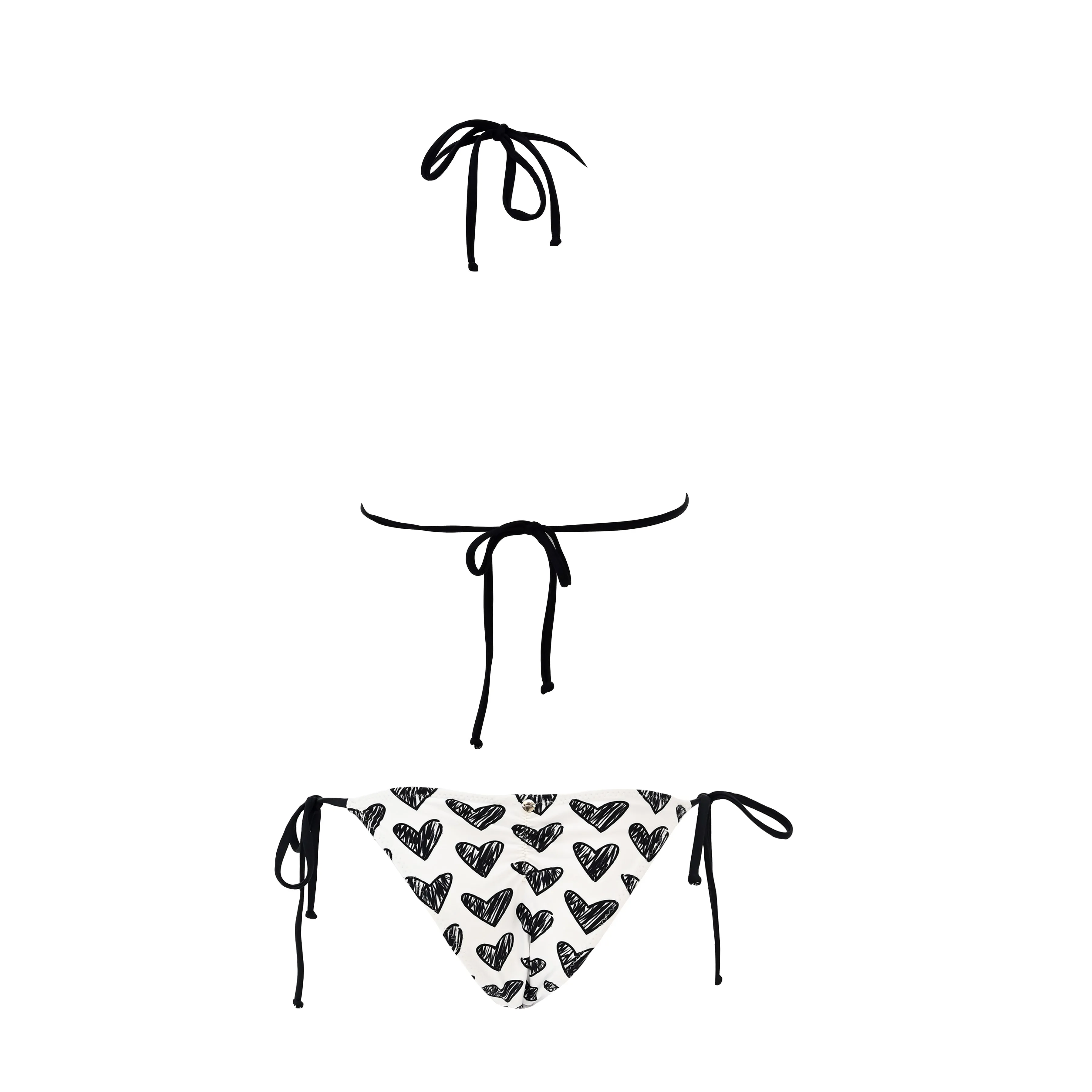BRITTO® Bikini Set Emily - Black Hearts