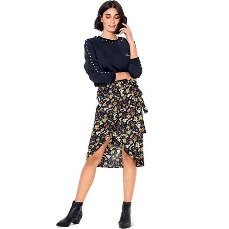 Burda Pattern X06200 Misses' Wrap Skirt With Tie (34-44)
