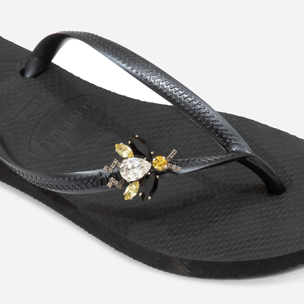 Busy Bee Flip Flops