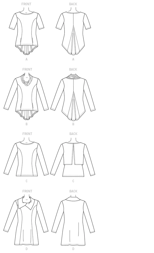 Butterick Tunics B6248
