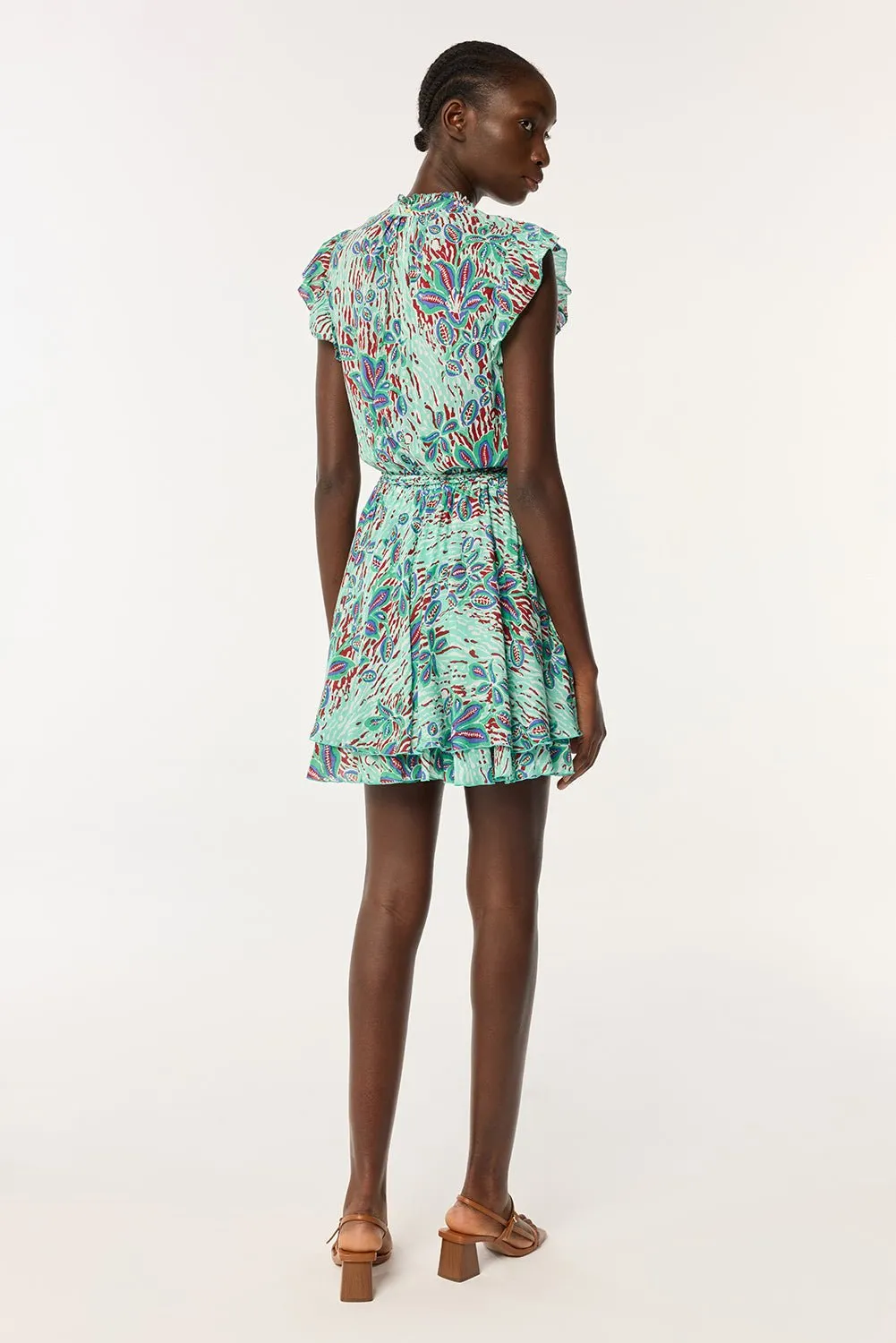 Callie Mini Dress in Mint